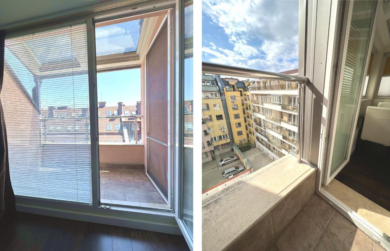 Unique Luxurious Jacuzzi Penthouse Duplex In City Center! 2 Baths! Free Parking! Sofia Eksteriør billede