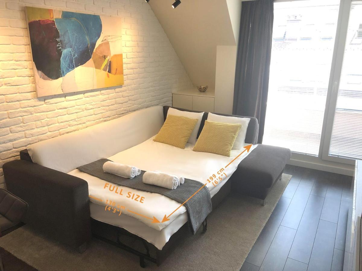 Unique Luxurious Jacuzzi Penthouse Duplex In City Center! 2 Baths! Free Parking! Sofia Eksteriør billede