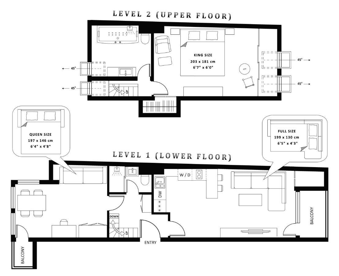 Unique Luxurious Jacuzzi Penthouse Duplex In City Center! 2 Baths! Free Parking! Sofia Eksteriør billede